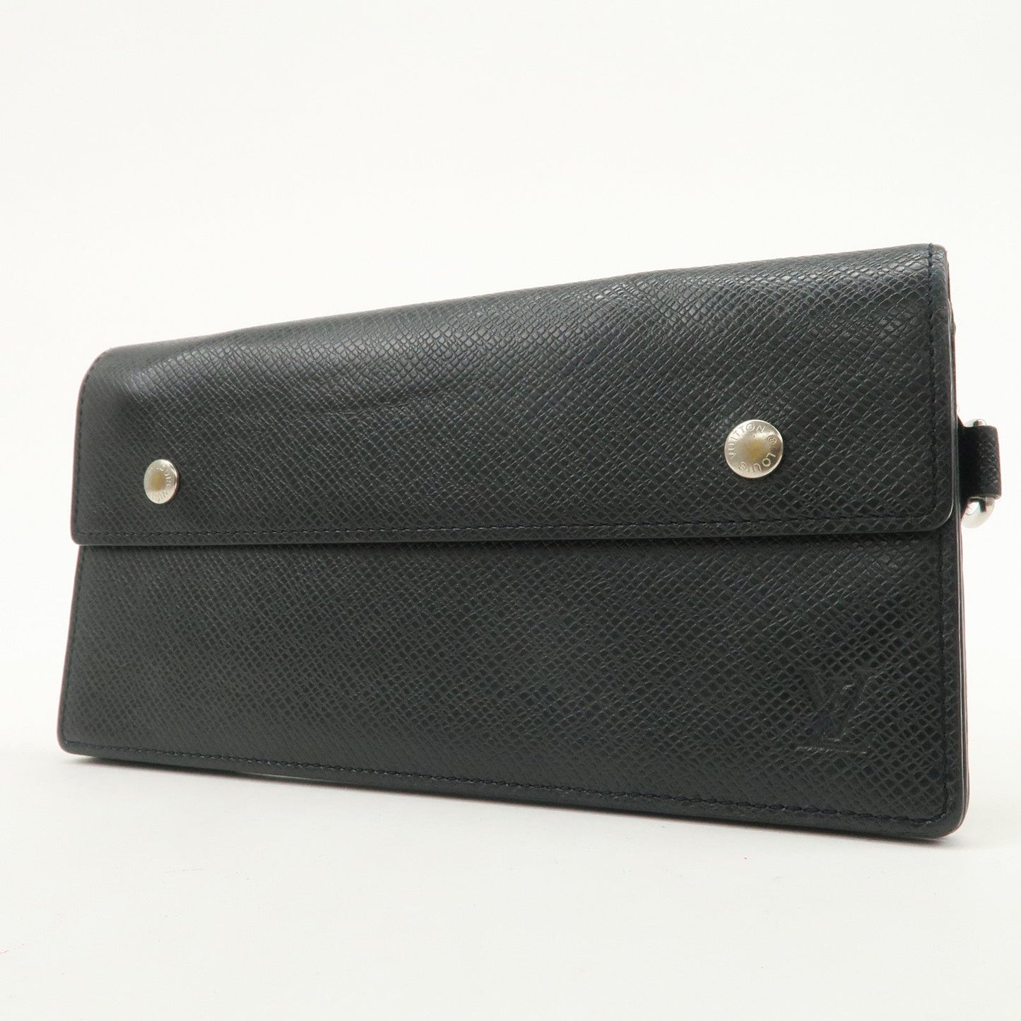 Louis Vuitton Taiga Portefeuille Accordeon Long Wallet Noir M30998