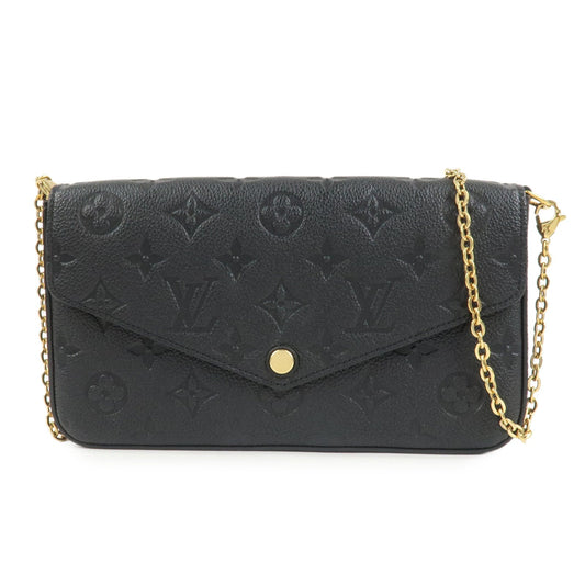 Louis Vuitton Monogram Empreinte Pochette F??licie Noir Black M82477