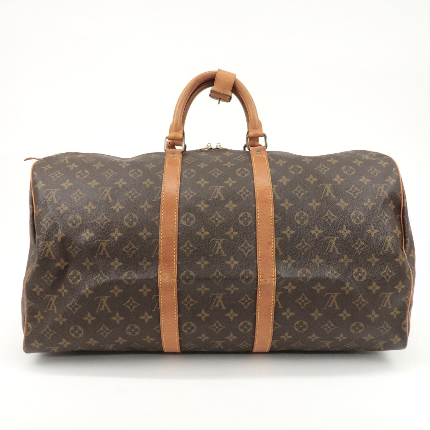 Louis Vuitton Monogram Keep All 55 Boston Bag Travel Bag M41424  d