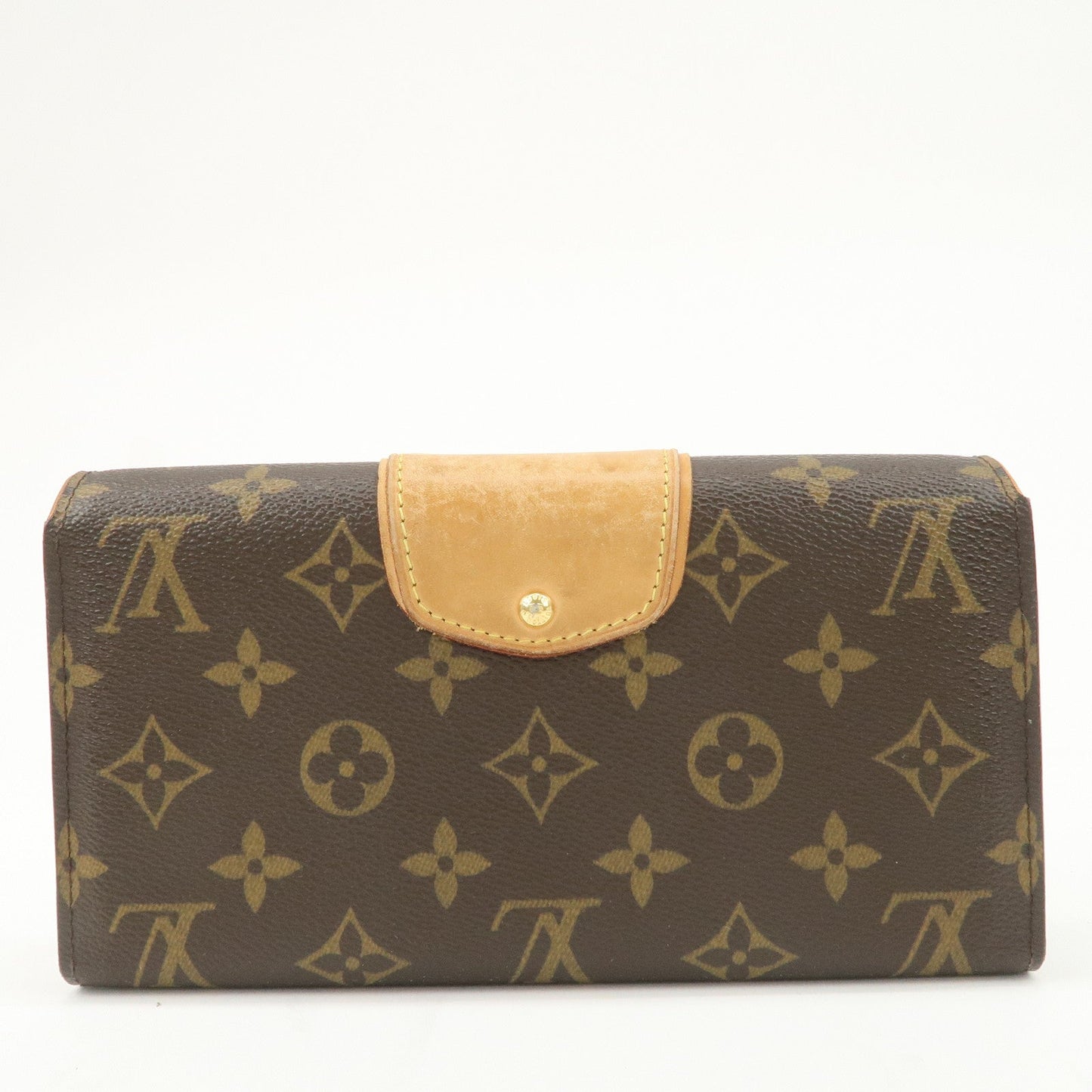 Louis Vuitton Monogran Portefeuille Boetie Long Wallet Brown M63220