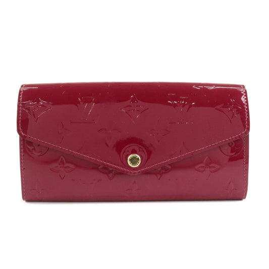Louis Vuitton Monogram Vernis Portefeuille Sarah Long Wallet M90154  d
