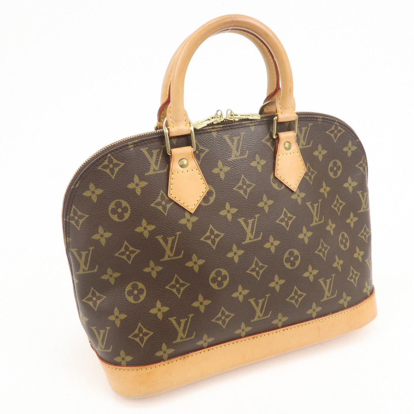 Louis Vuitton Monogram Canvas Alma Hand Bag Brown M51130
