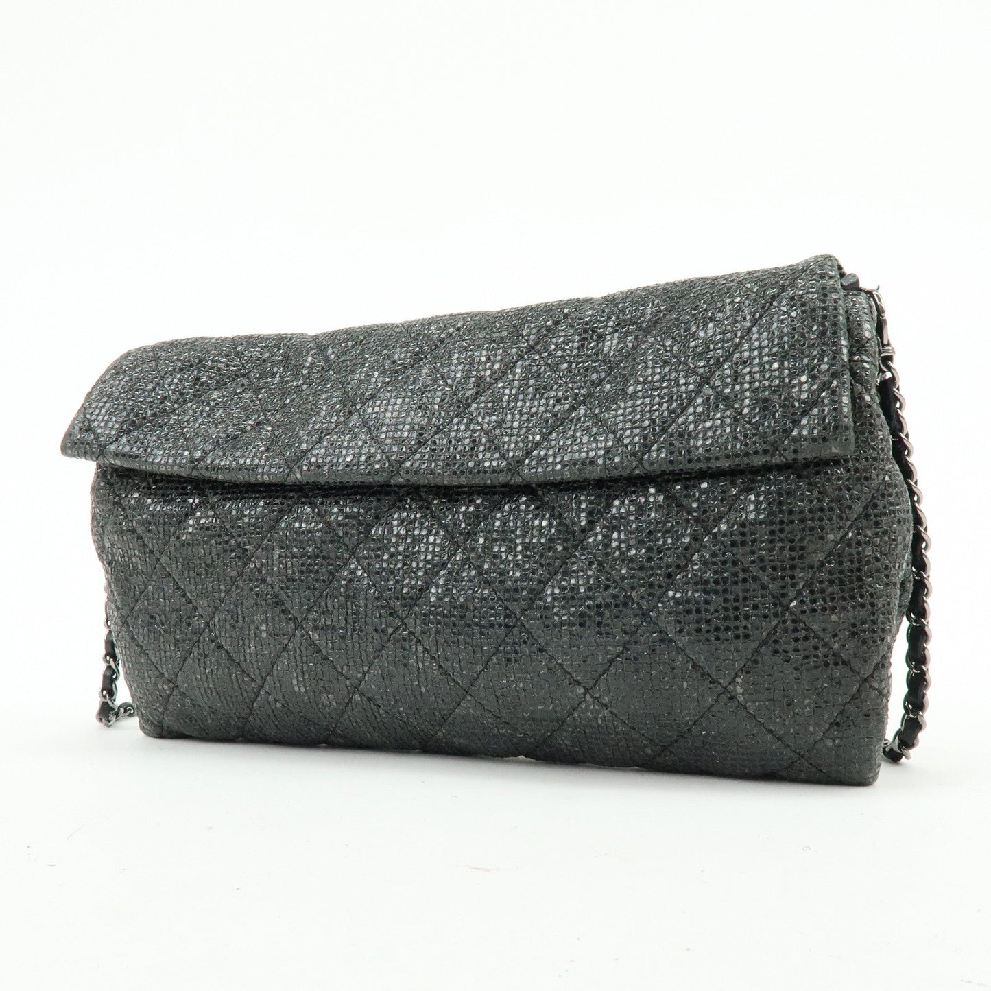 CHANEL Matelasse Chain Shoulder Bag 2014 Christmas Edition Black