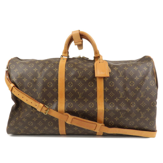 Louis Vuitton Monogram Keep All Bandouliere 60 Boston Bag M41412