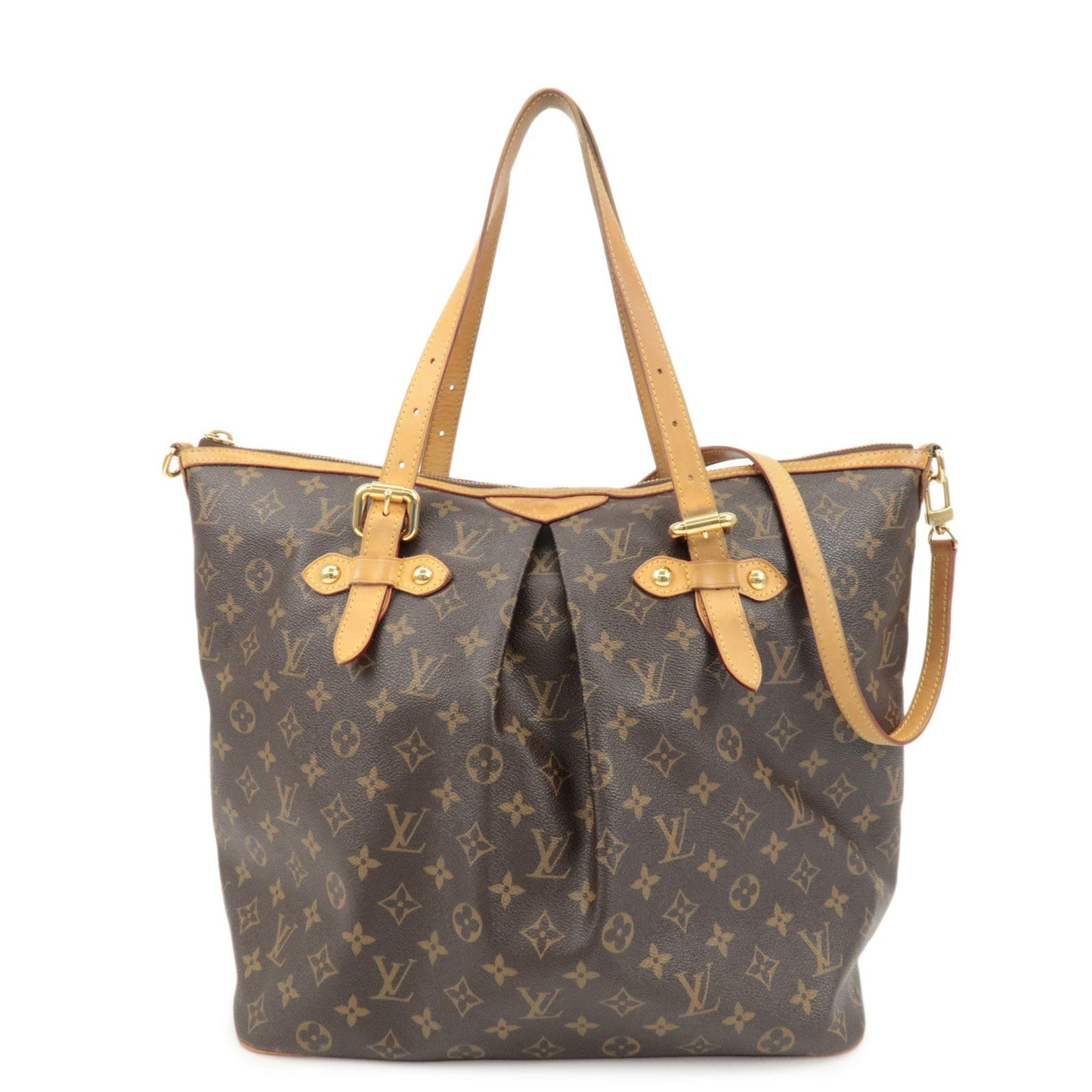 Louis Vuitton Monogram Palermo GM 2Way Hand Bag Brown M40146  d