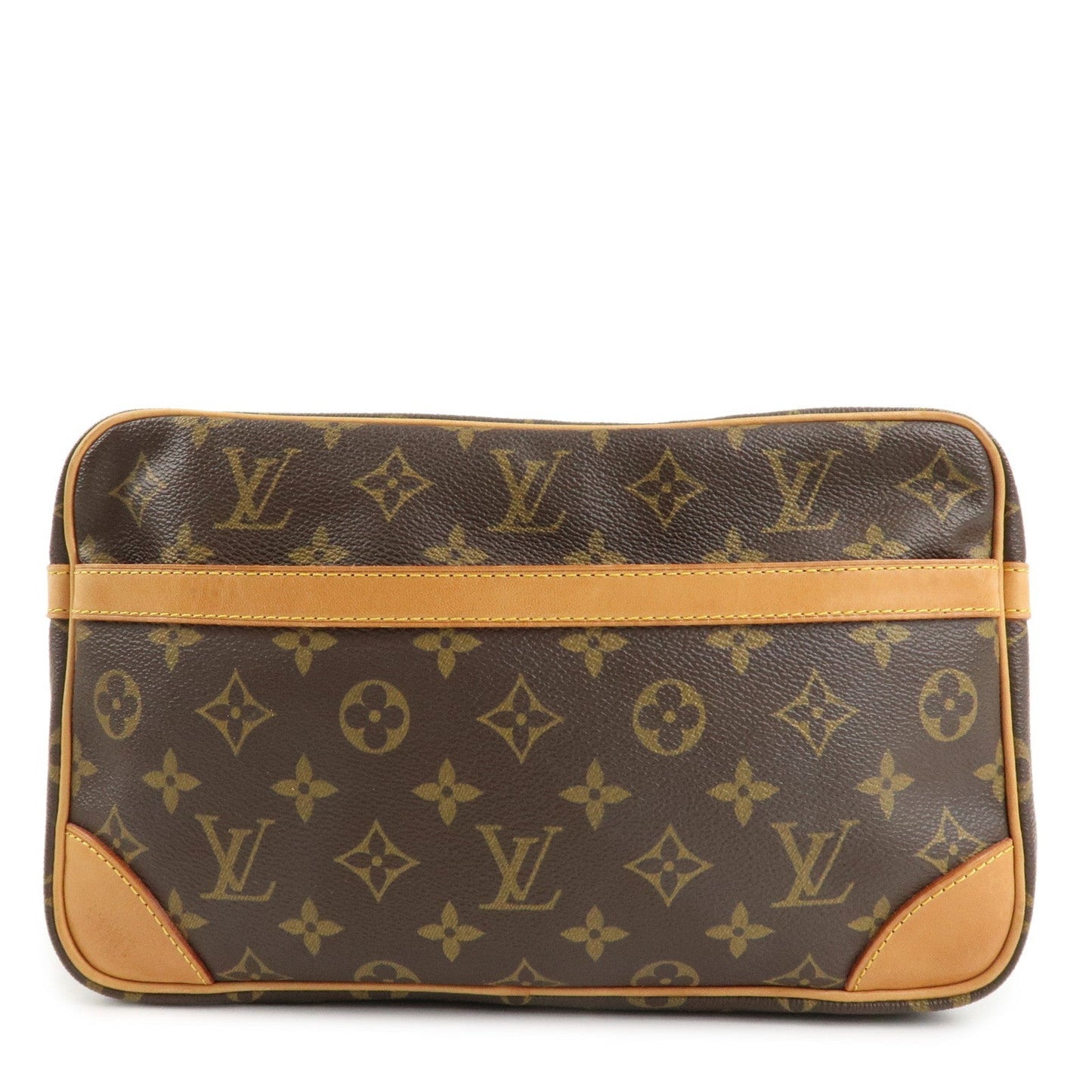Louis Vuitton Monogram Compiegne 28 Pouch Clutch Bag Brown M51845  d