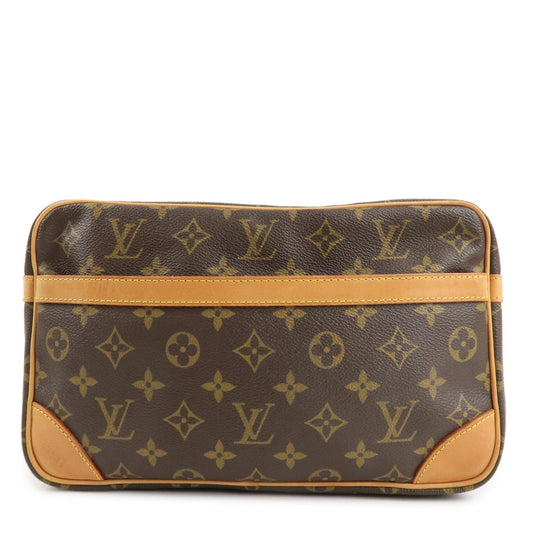 Louis Vuitton Monogram Compiegne 28 Pouch Clutch Bag Brown M51845  d