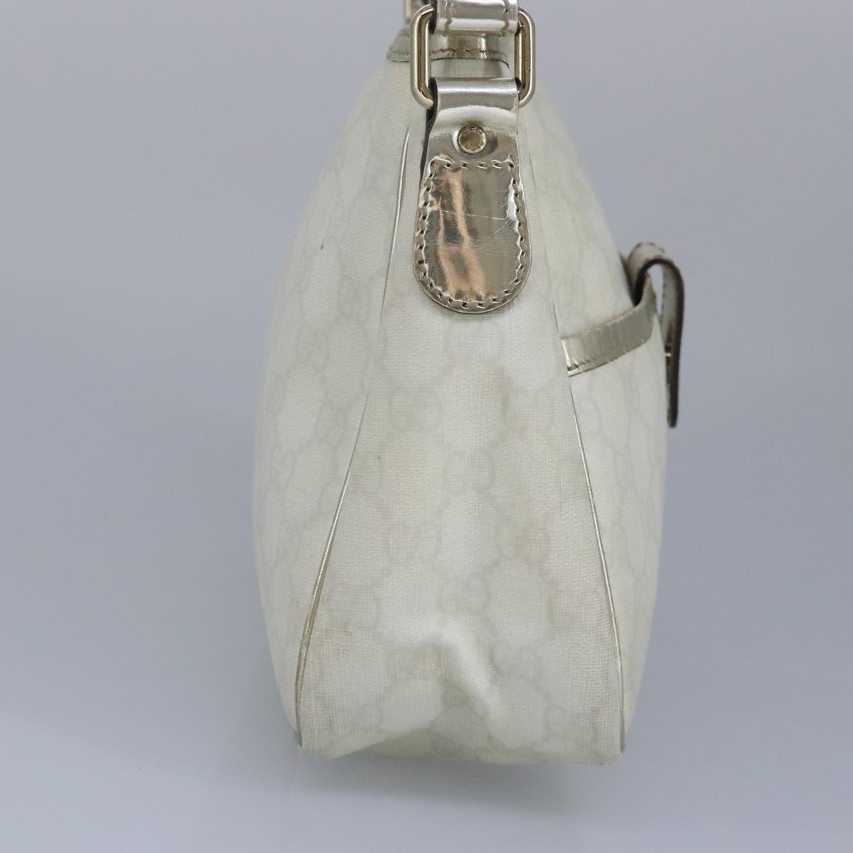 Gucci White Canvas Handbag
