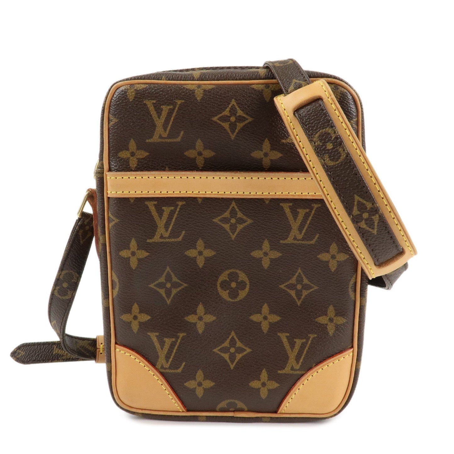 Louis Vuitton Monogram Danube Shoulder Bag Brown M45266  d
