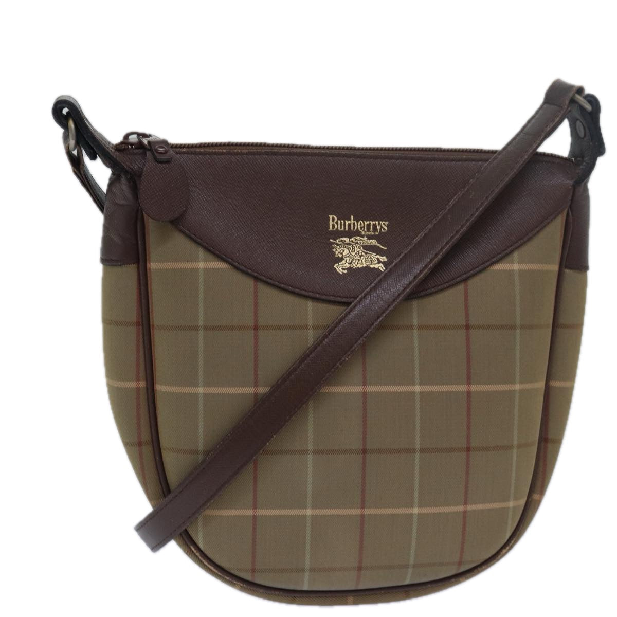 Burberry   Check Shoulder Bag