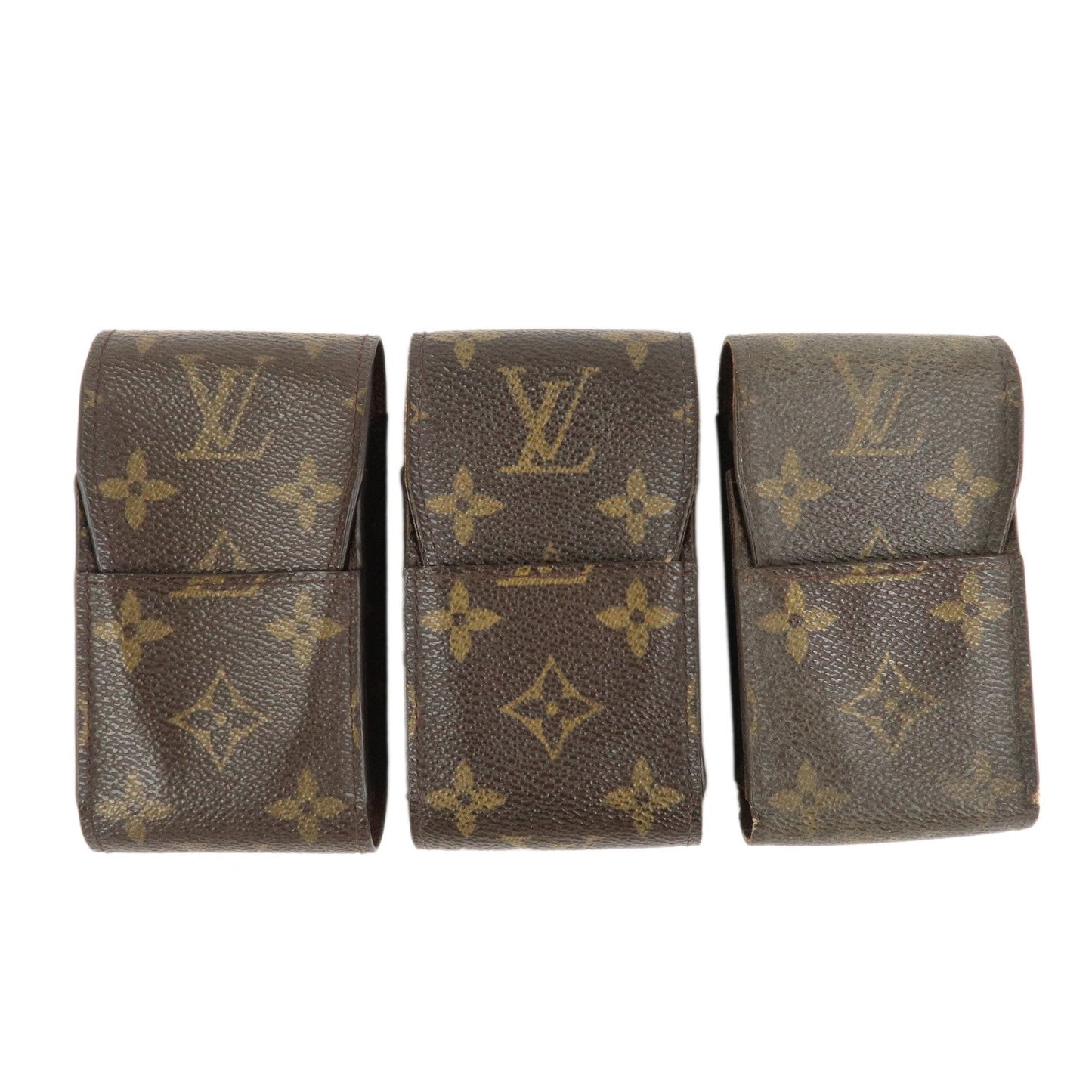 Louis Vuitton Monogram Set of 3 Cigarette Case M63024