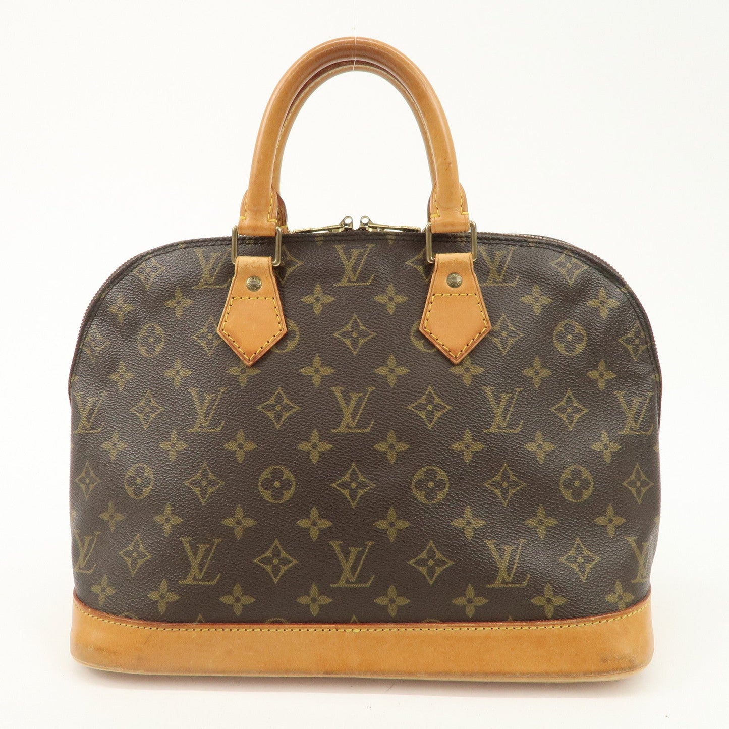 Louis Vuitton Monogram Canvas Alma Hand Bag Brown M51130  d
