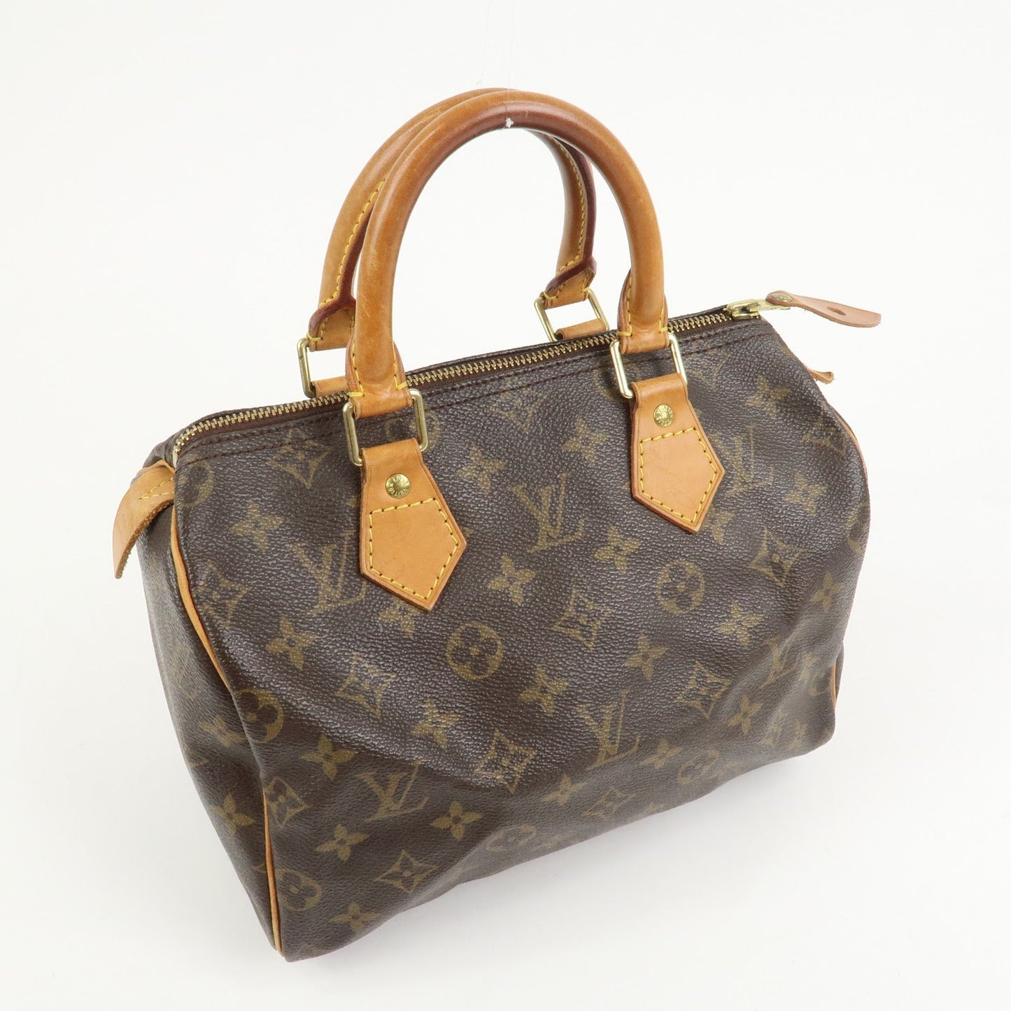 Louis Vuitton Monogram Speedy 25 Boston Bag Hand Bag Brown M41528