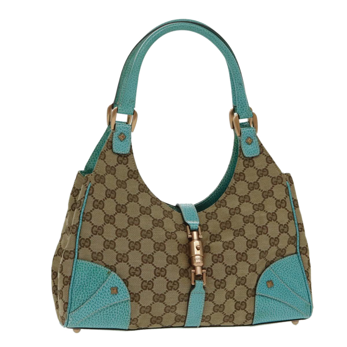 Gucci Jackie Beige Canvas Handbag