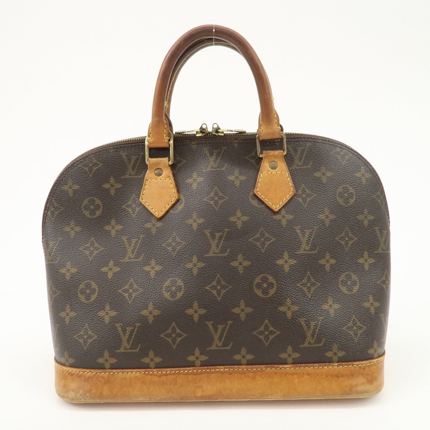 Louis Vuitton Monogram Alma Hand Bag Brown M51130  d