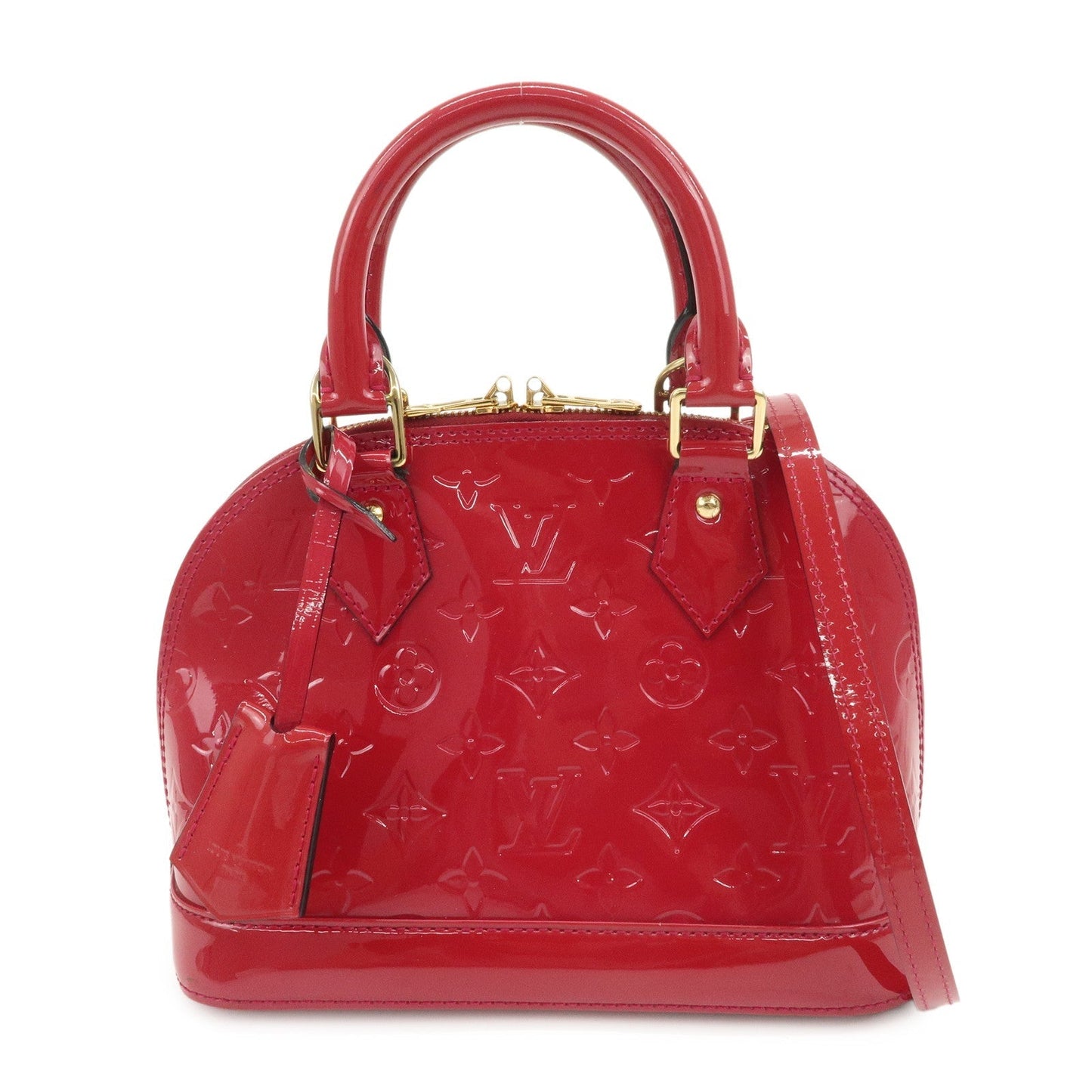 Louis Vuitton Monogram Vernis Alma BB 2Way Bag Rose Indien M91771
