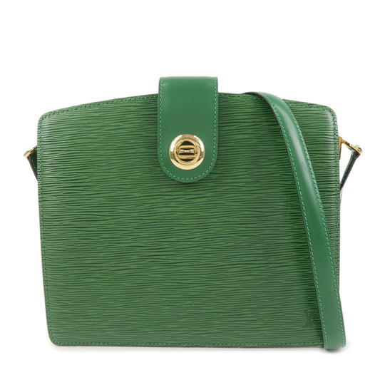 Louis Vuitton Epi Capucines Leather Shoulder Bag BorneoGreen M52344