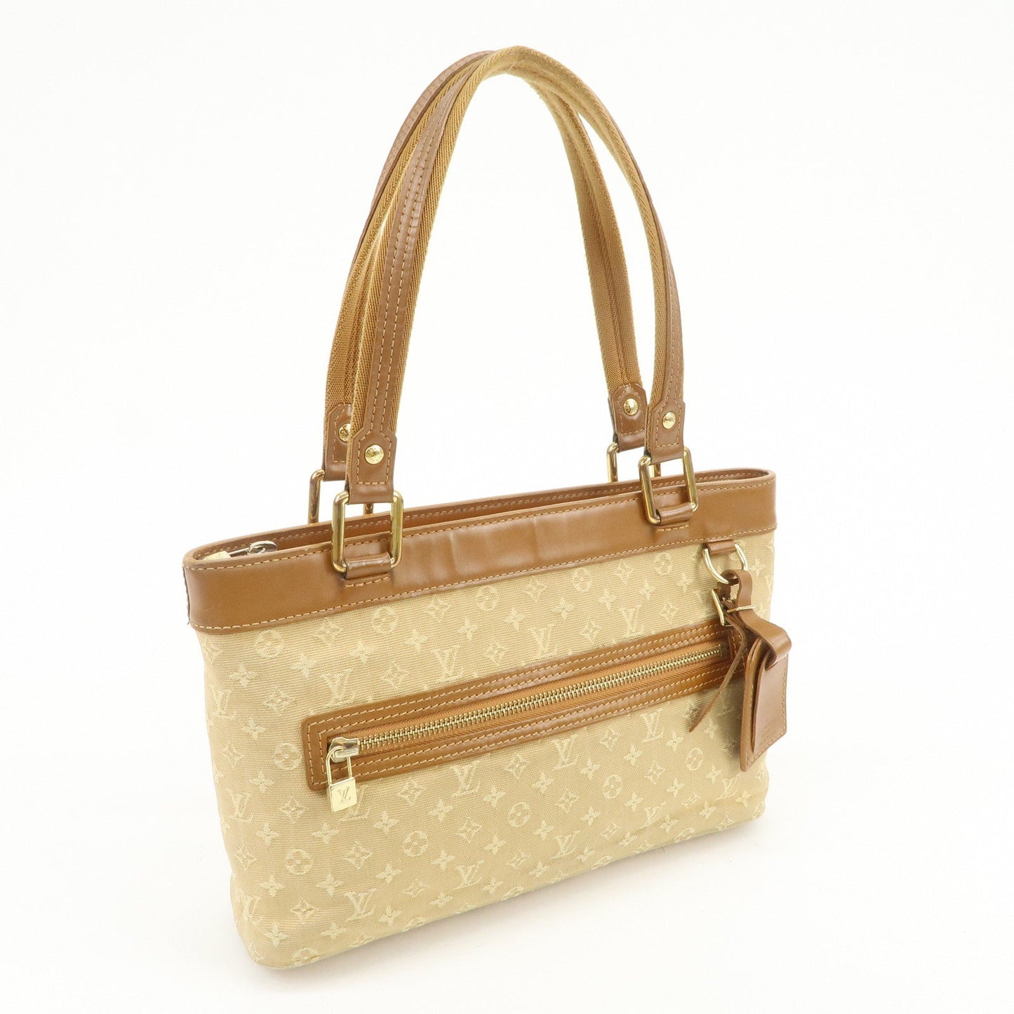 Louis Vuitton Monogram Mini Lucille PM Hand Bag Beige M92684