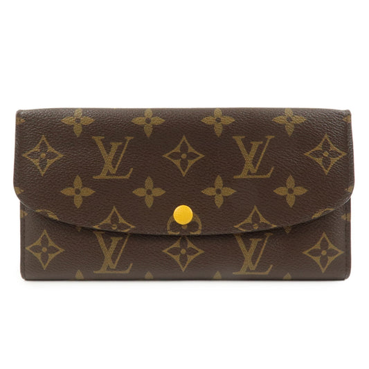 Louis Vuitton Monogram Portefeuille ??ilie Long Wallet Brown M60698
