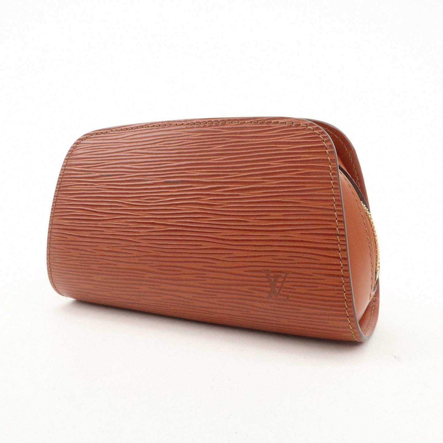 Louis Vuitton Set of 2 Epi Pouch Brown Yellow M52949 M48443  d