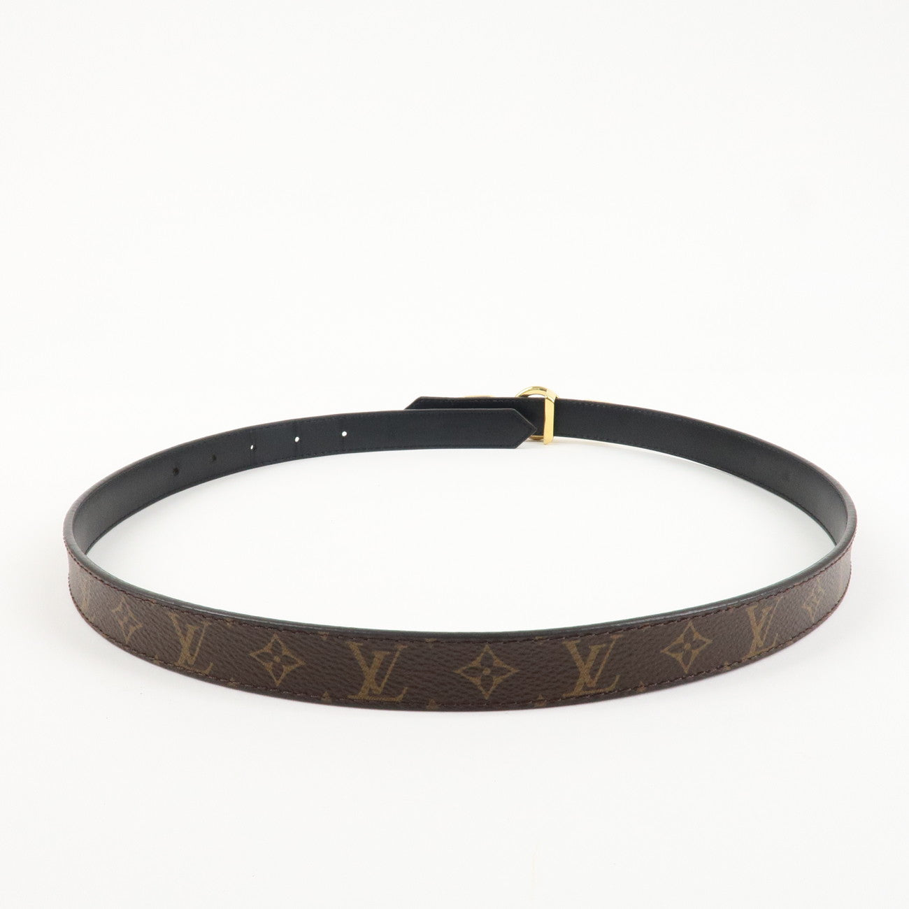 Louis Vuitton Monogram Canvas LV Circle Prime Belt 75/30 M0510  d
