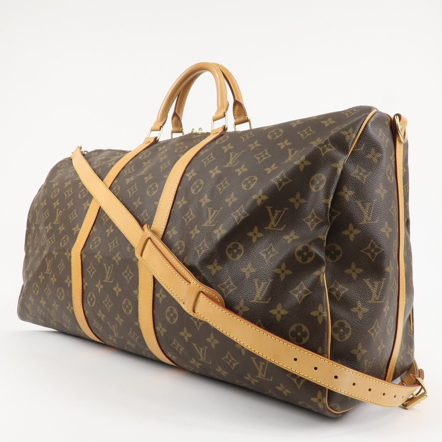 Louis Vuitton Monogram Keep All Bandouliere 60 Boston Bag M41412  d