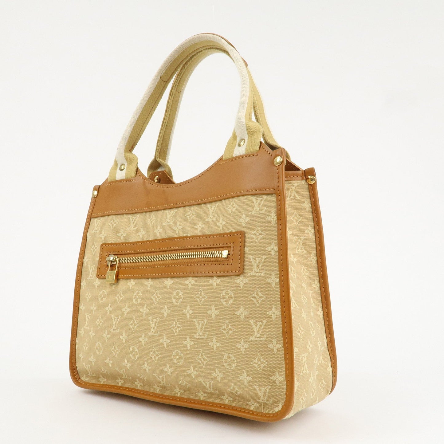 Louis Vuitton Monogram Mini Sac Catherine Hand Bag Beige M92328  d