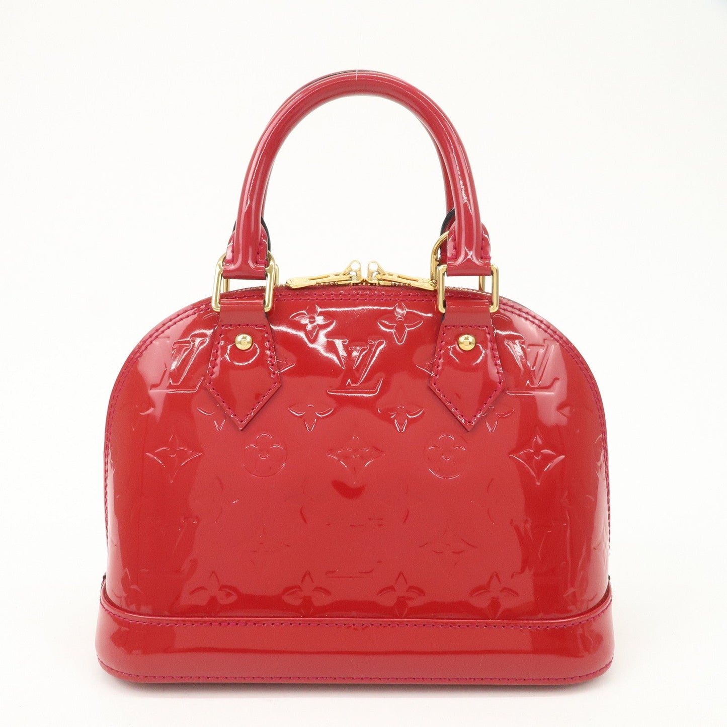 Louis Vuitton Monogram Vernis Leather Alma BB 2Way Shoulder Bag  d
