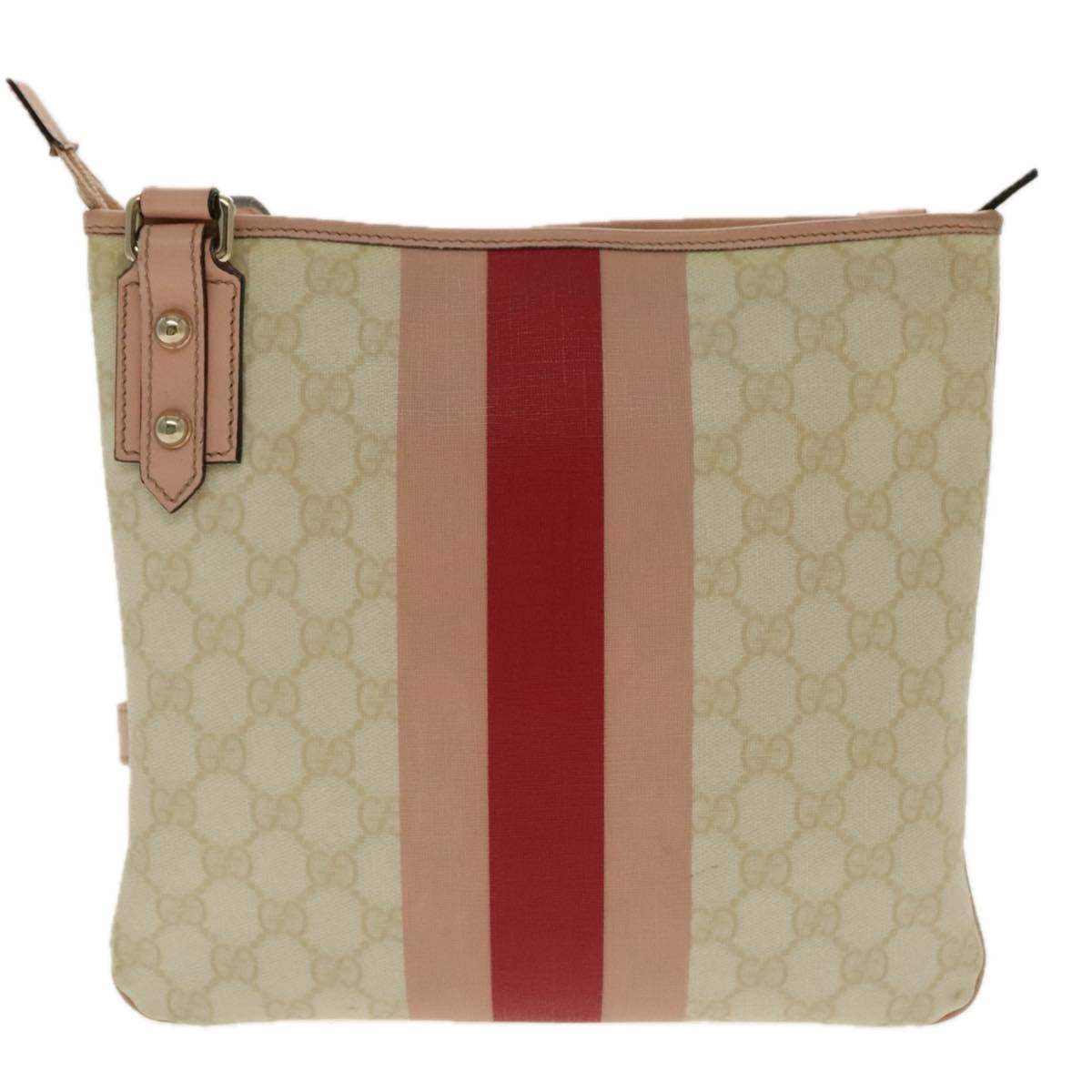 Gucci Sherry Pink Canvas Shoulder Bag