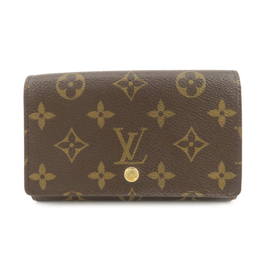 Louis Vuitton Monogram Porte Monnaie Billets Tresor Wallet M6173  d