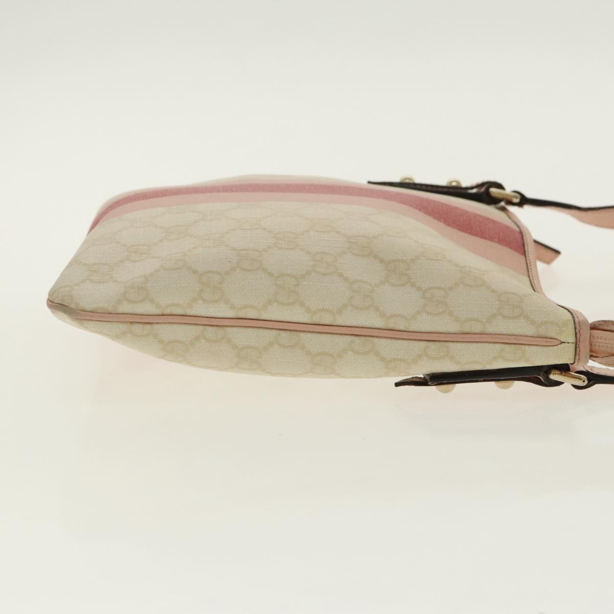 Gucci Sherry Pink Canvas Shoulder Bag