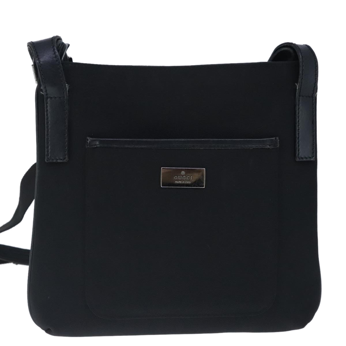 Gucci -- Black Canvas Shoulder Bag