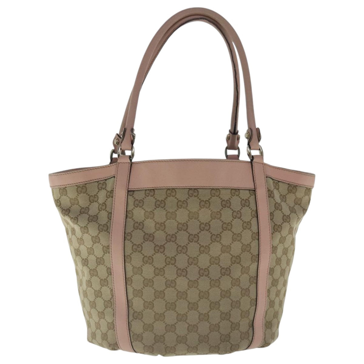 Gucci D-Ring Beige Canvas Tote Bag