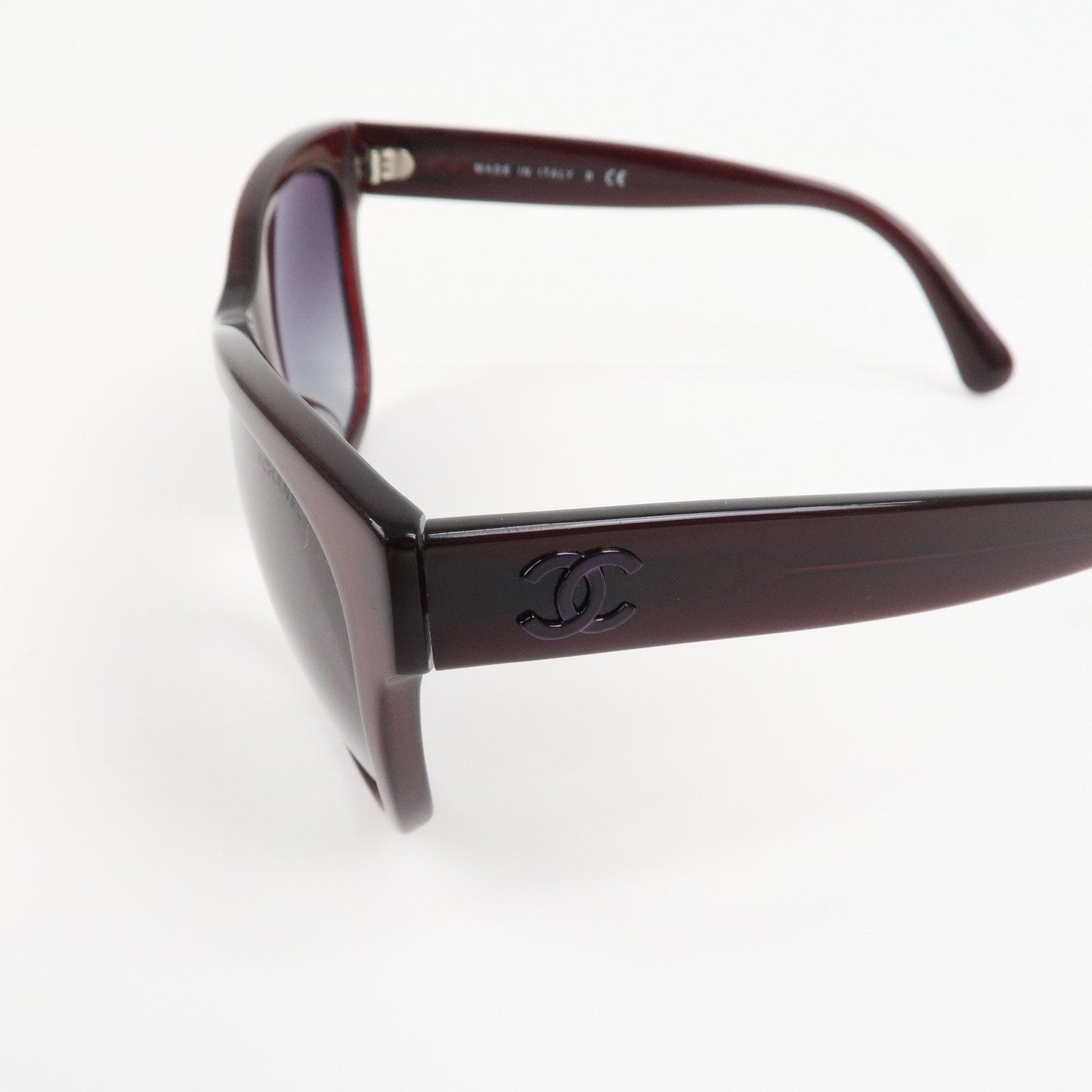 CHANEL Side COCO Mark Sunglasses ?.539S6 56?17 140 3N Brown 5380-A