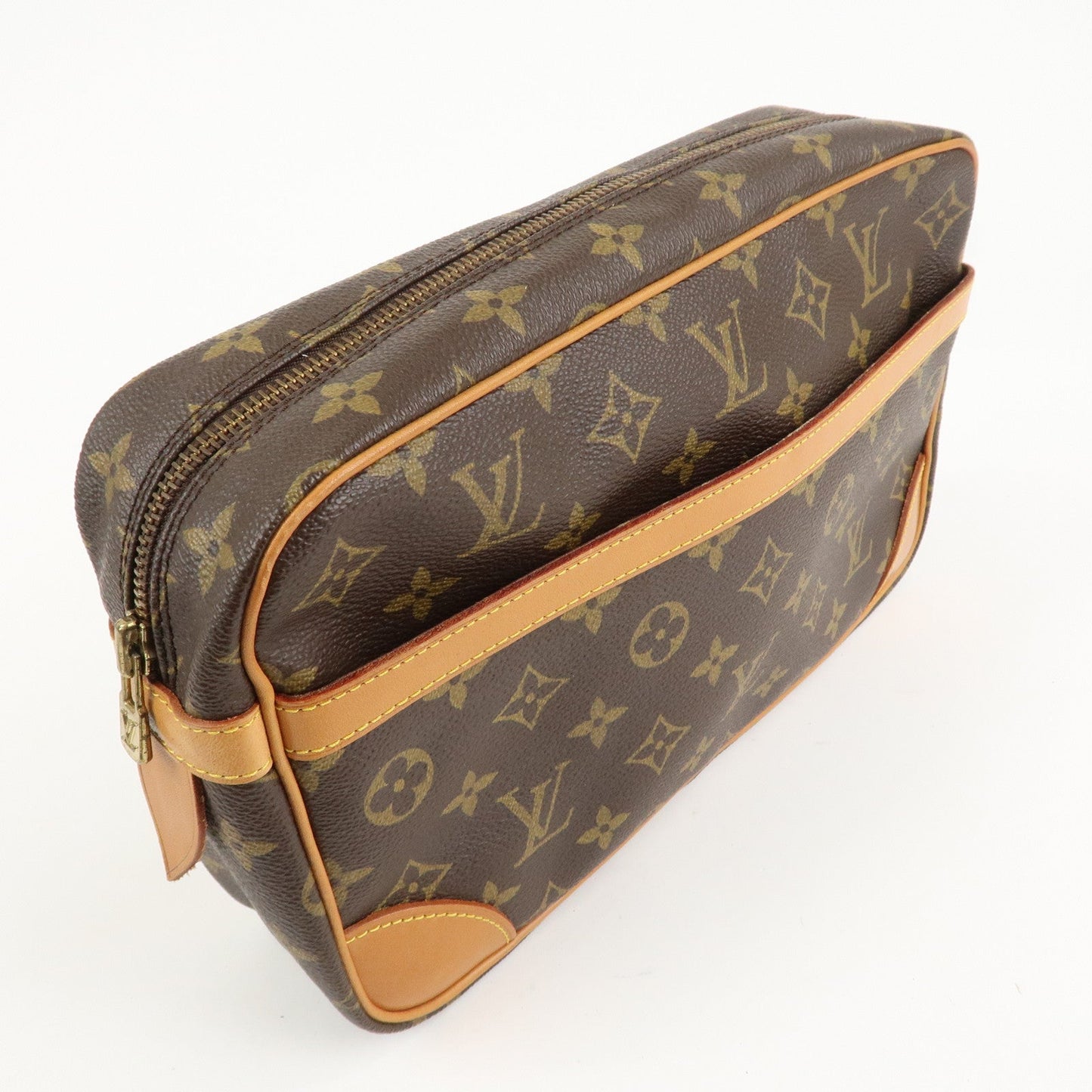 Louis Vuitton Monogram Compiegne 28 Pouch Clutch Bag M51845  d