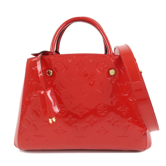 Louis Vuitton Monogram Vernis Montaigne BB 2Way Bag Hand Bag M50170