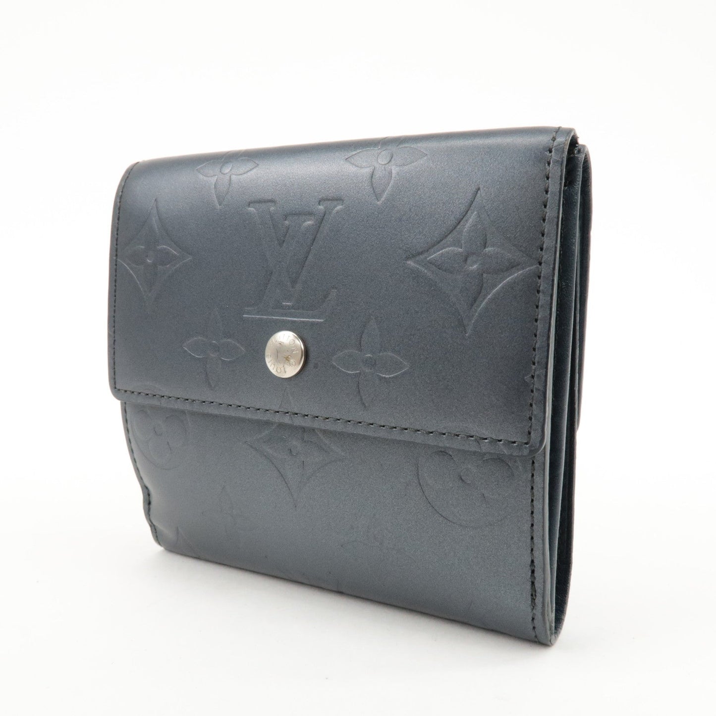 Louis Vuitton Monogram Matte Porte Monnaie Billets Credit M65115  d