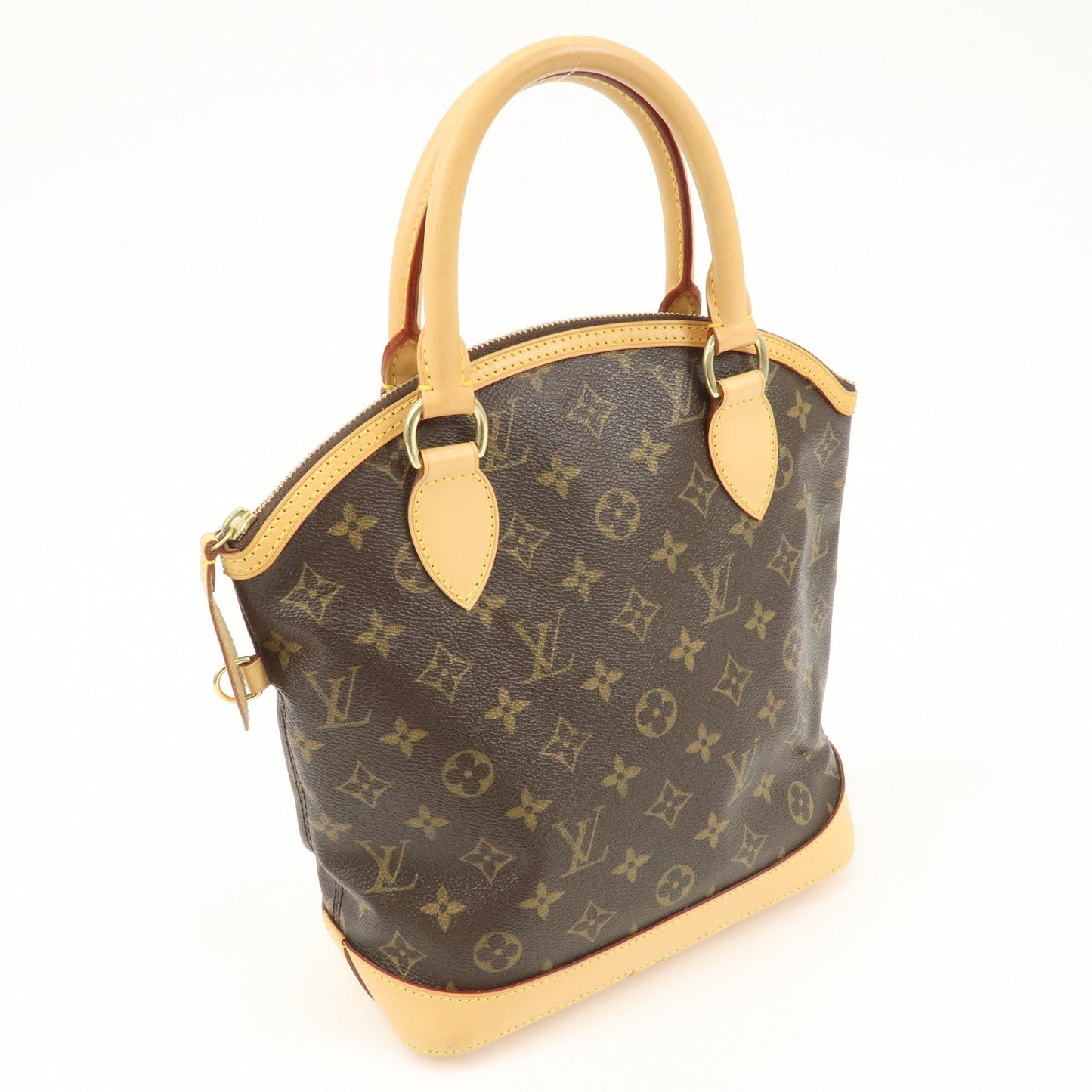 Louis Vuitton Monogram Lock It Hand Bag Old Style Brown M40102  d