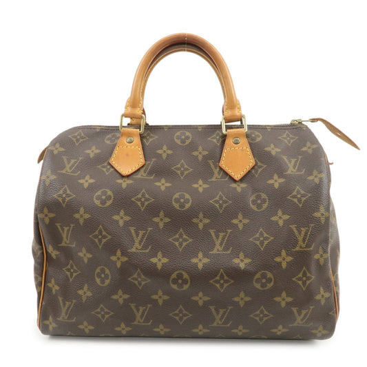 Louis Vuitton Monogram Speedy 30 Boston Bag Hand Bag Brown M41526
