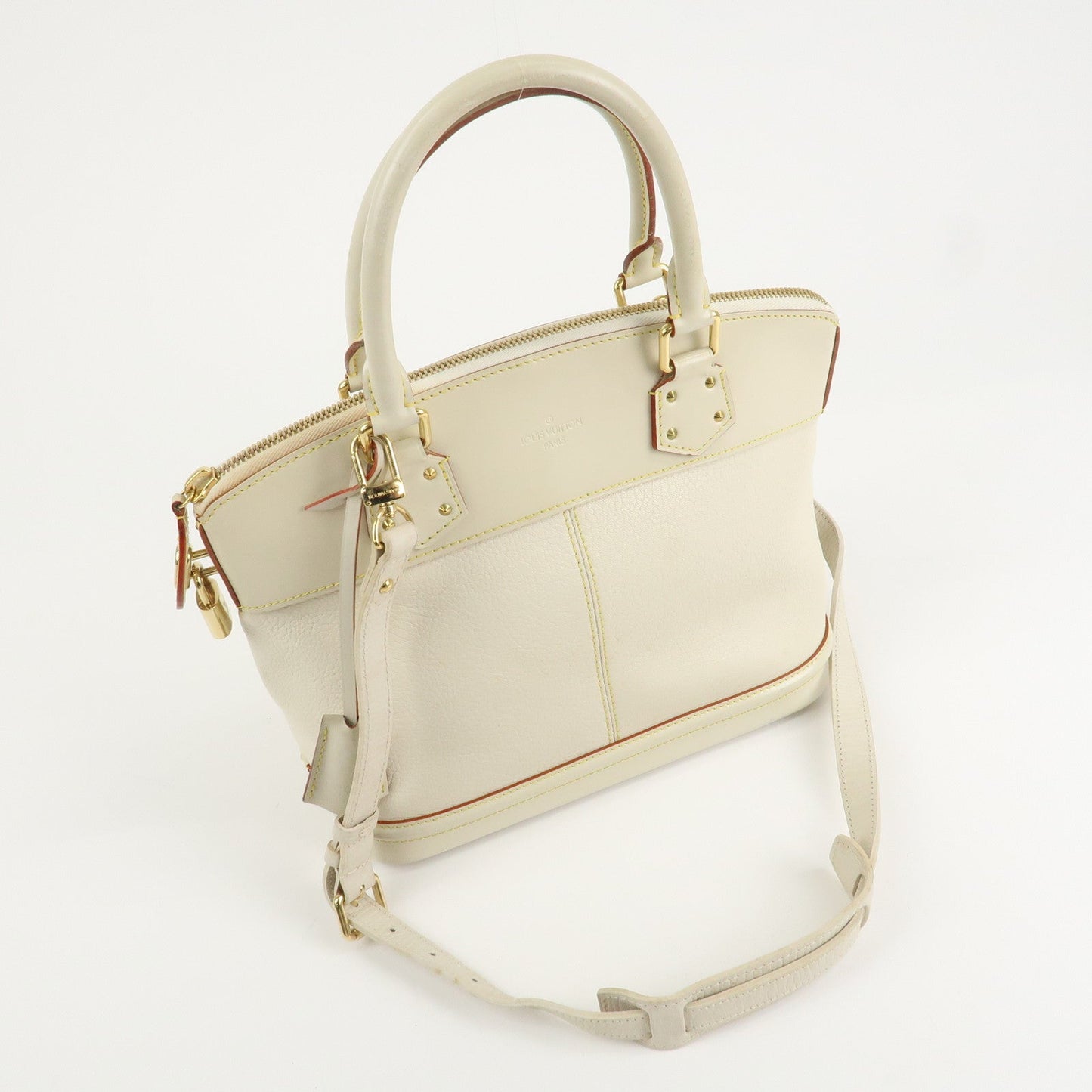 Louis Vuitton Suhari Lockit PM 2Way Hand Shoulder Bag Blanc M91887  d