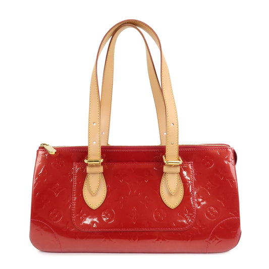 Louis Vuitton Vernis Rosewood Avenue Hand Bag Pomme D'Amour M93507