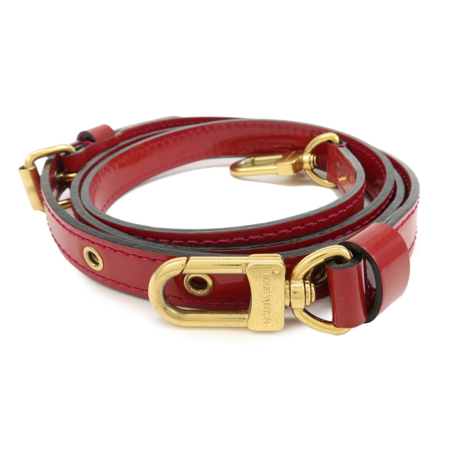 Louis Vuitton Vernis Adjustable Shoulder Strap 120cm 1.6cm Rouge