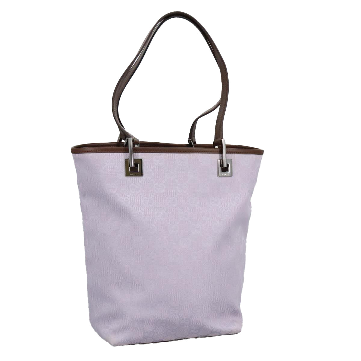 Gucci Purple Canvas Tote Bag