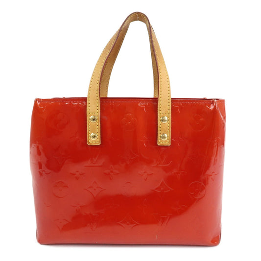Louis Vuitton Monogram Vernis Lead PM Hand Bag Rouge M91088