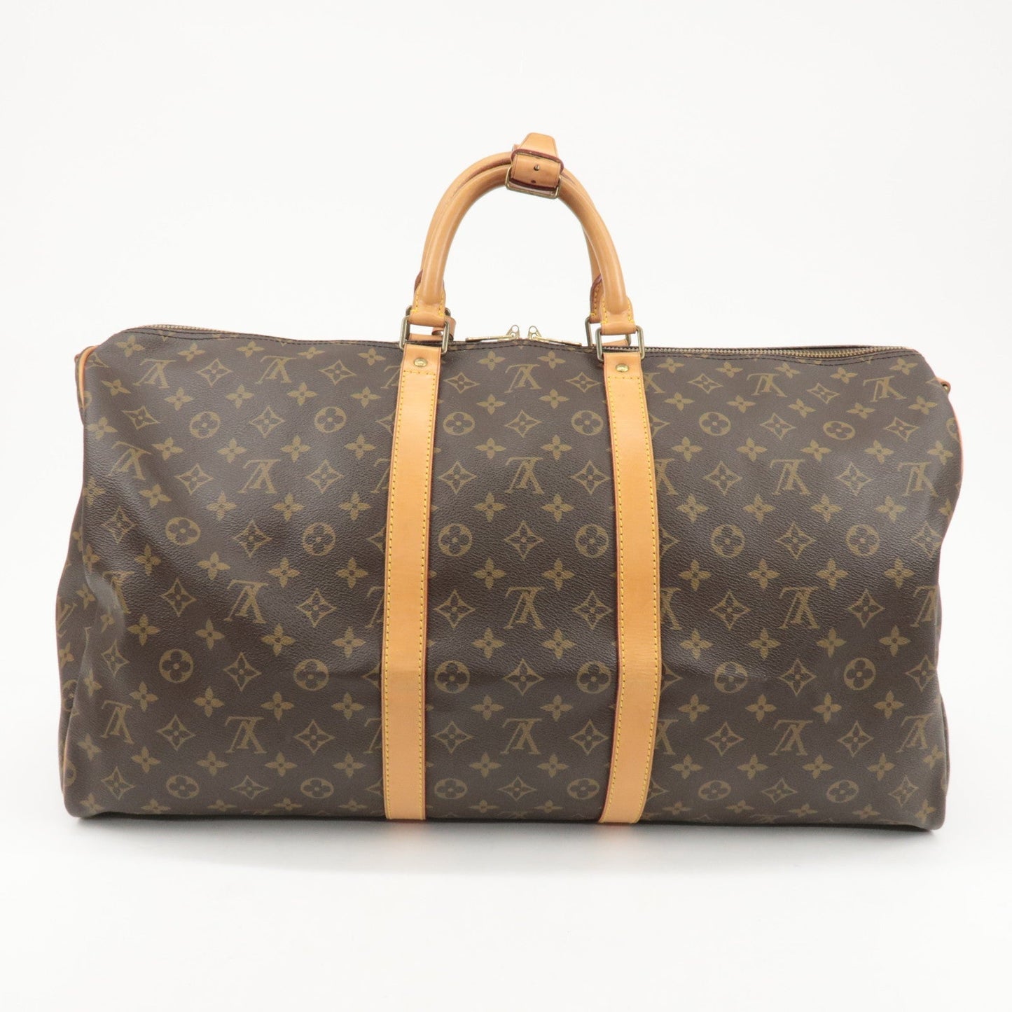 Louis Vuitton Monogram Keep All Bandouliere 55 Boston Bag M41414  d