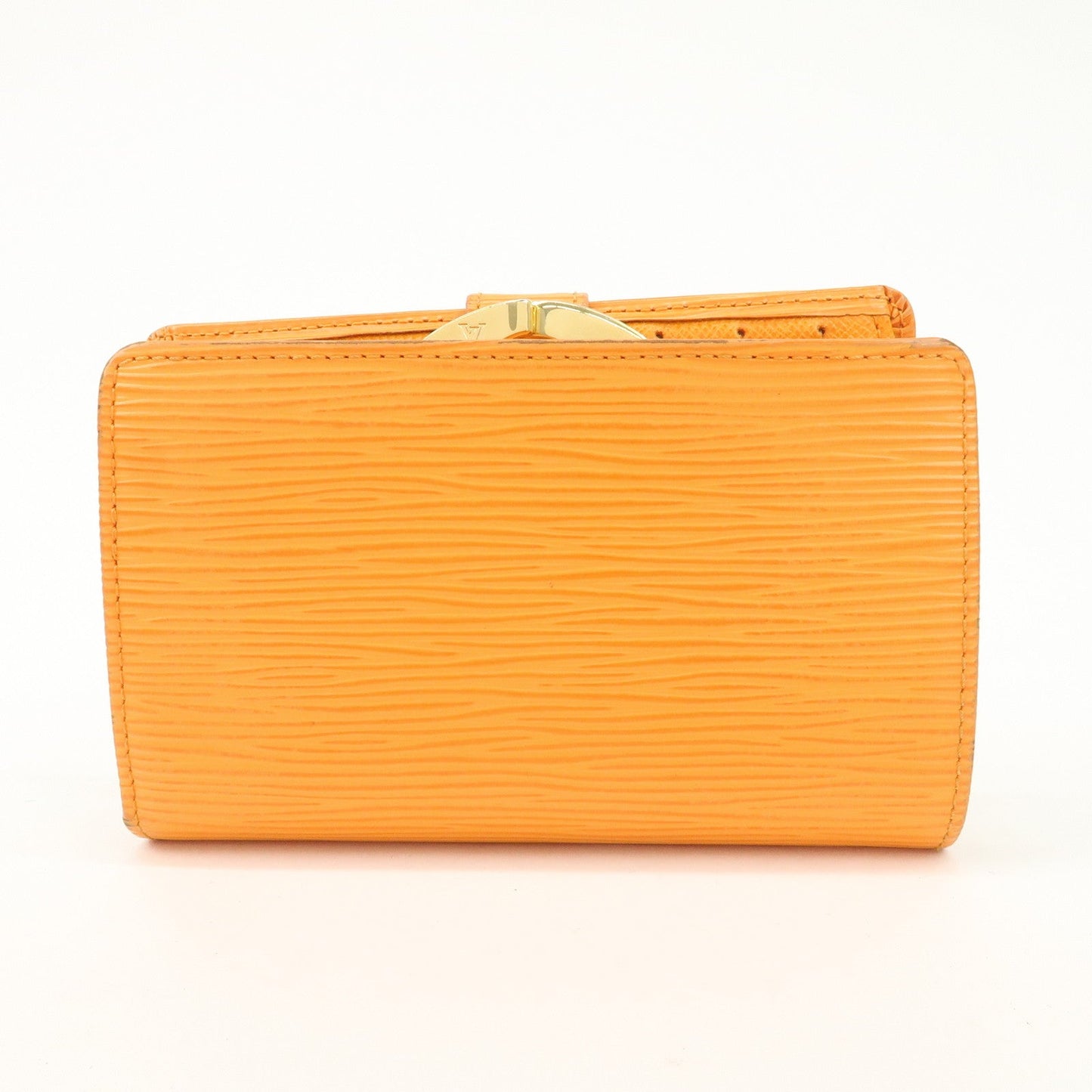 Louis Vuitton Epi Porte Monnaie Viennois Bi-Fold Wallet Mandarin Orange  d