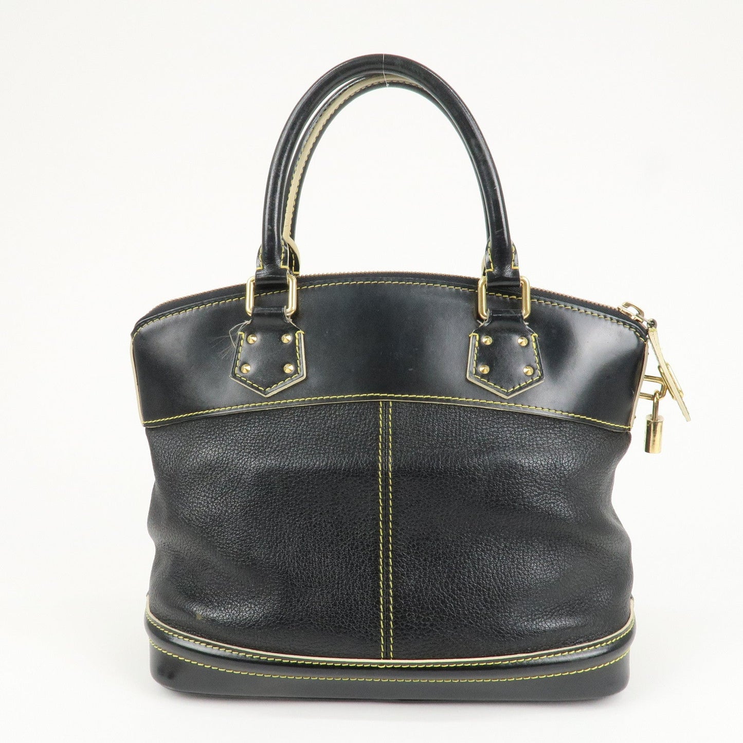 Louis Vuitton Suhali LockIt PM Hand Bag Tote Bag Black M91888  d