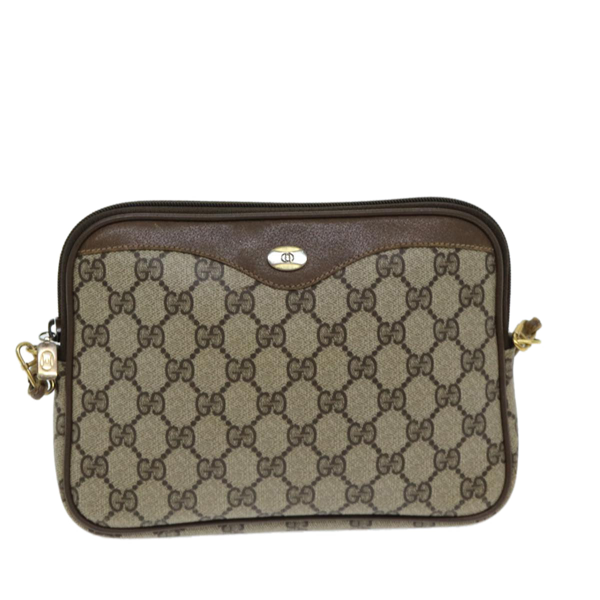 Gucci Gg Canvas Beige Canvas Shoulder Bag