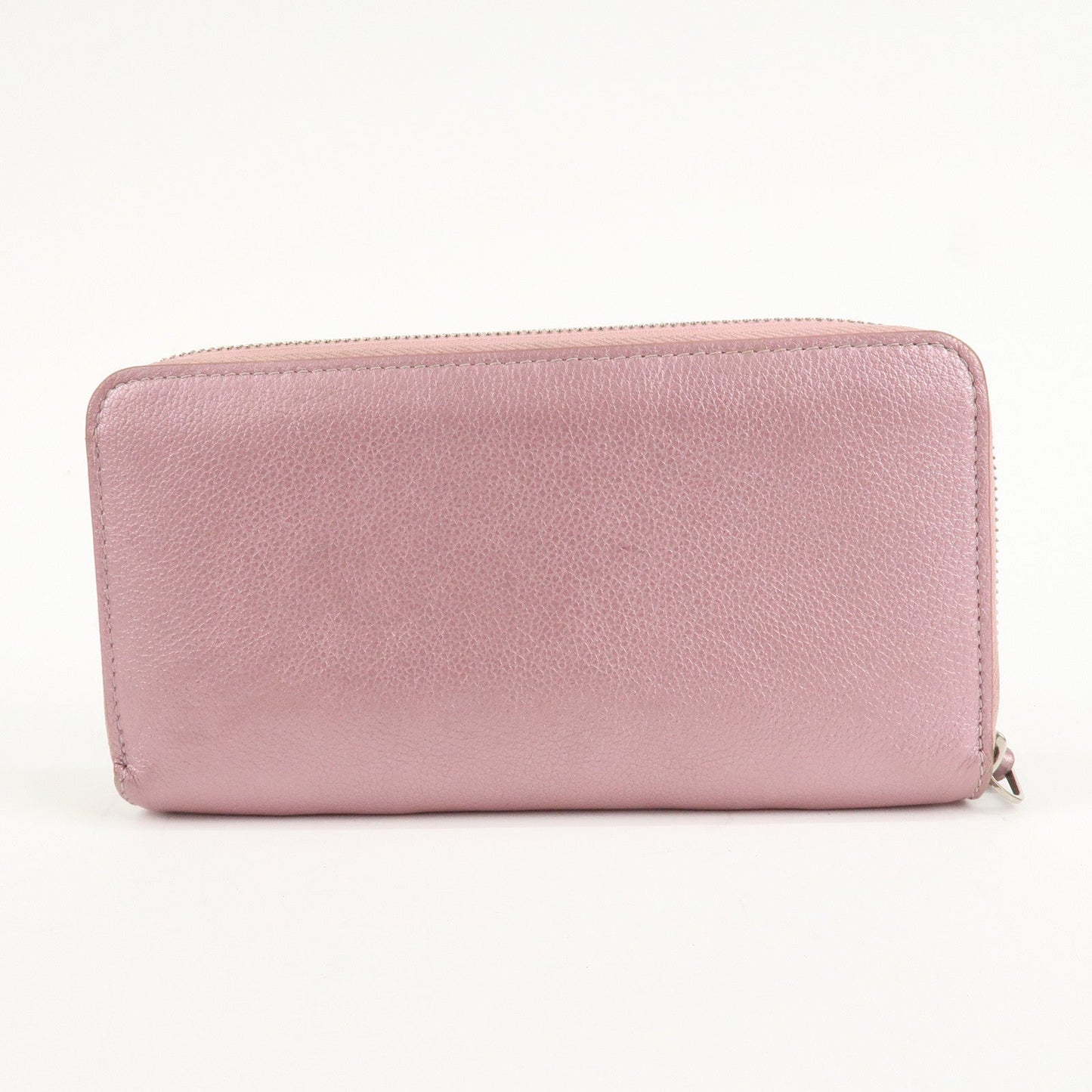 Louis Vuitton Calf Leather Zippy Lock Me Wallet Crystal Rose M69812  d