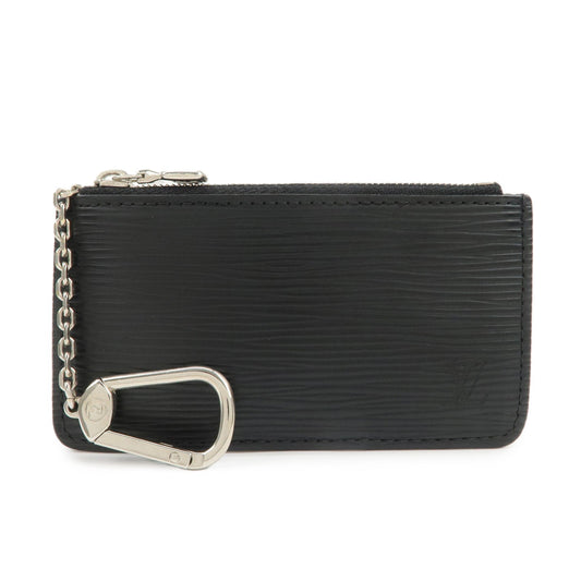 Louis Vuitton Epi Pochette Cles Coin Case Black Noir M63802